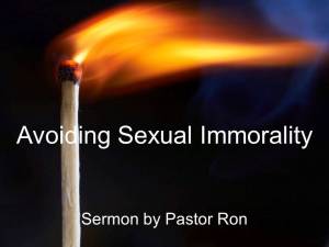 Avoiding Sexual Immorality